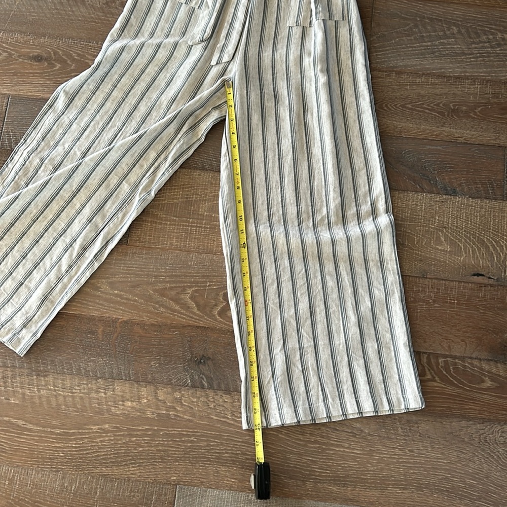 Hem & Thread black/cream stripe jumpsuit - Picture 6 of 8